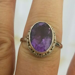 Purple Sapphire ring